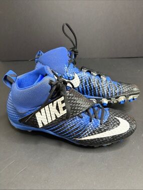 Nike Lunarbeast Pro TD Football Cleats Blue Black Men’s 11 833421-014